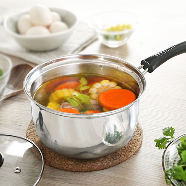 蒂洛克不锈钢奶锅蒸锅不粘锅