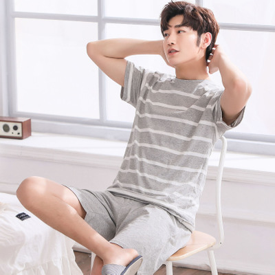 夏天薄款可外穿家居服套装