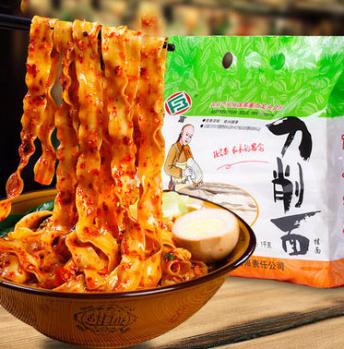 陕富刀削面杂酱挂面整箱批发