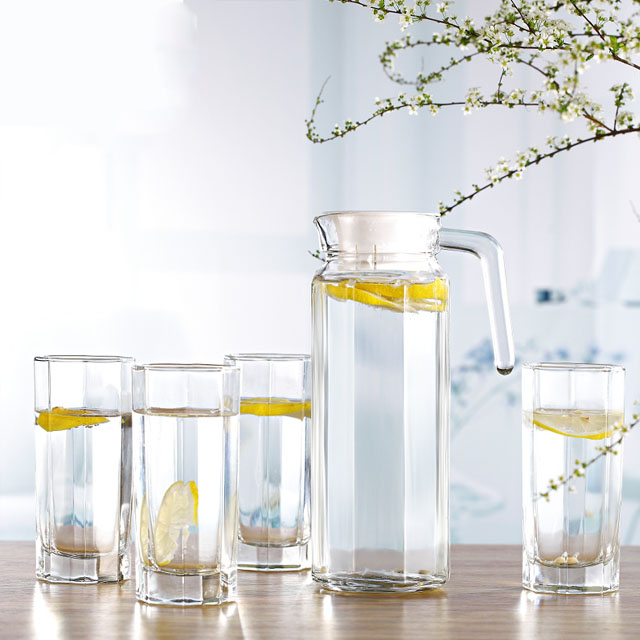 青苹果玻璃凉水壶