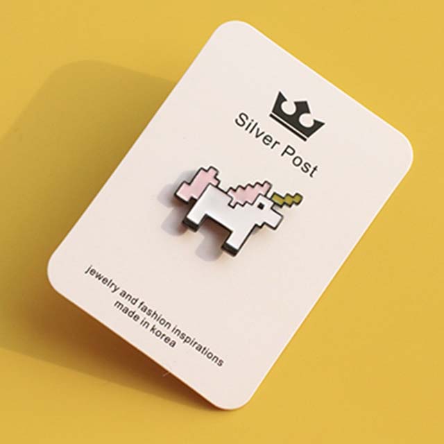 韩国进口独角兽可爱小马胸针徽章