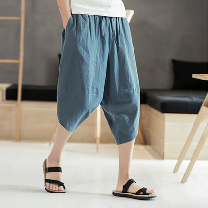 男士宽松灯笼裤