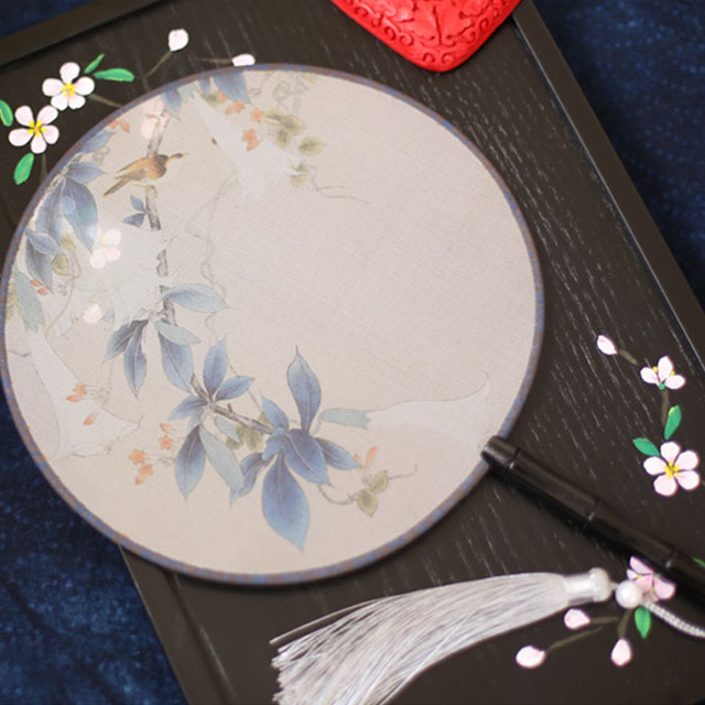 多买多减中国风古典女式小圆扇