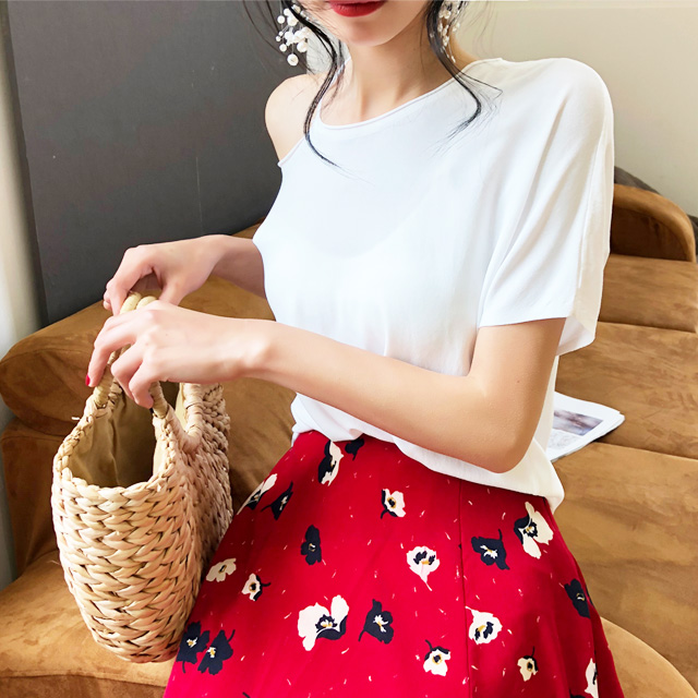 夏季原宿风韩版针织T恤