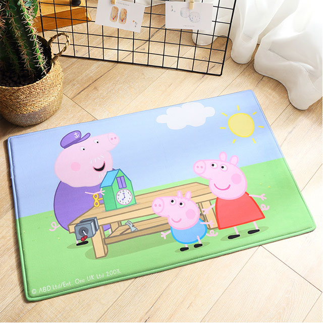 小猪佩奇社会人地垫门垫