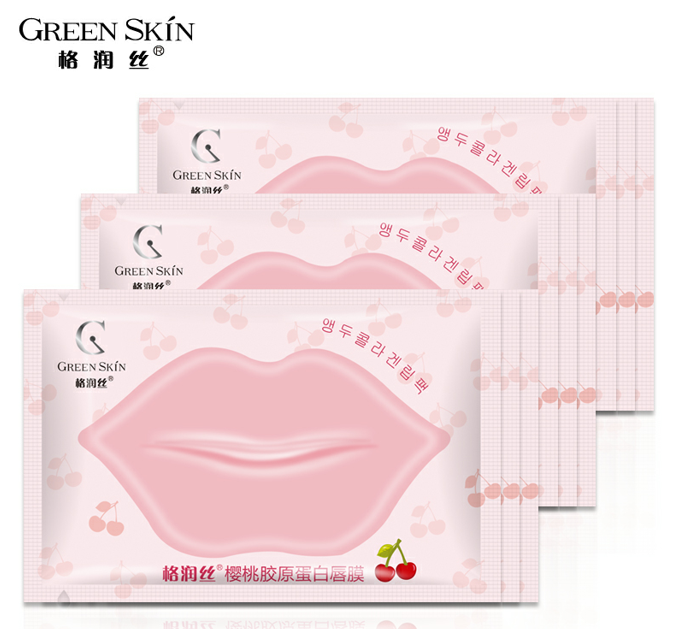 格润丝樱桃胶原蛋白唇膜10片