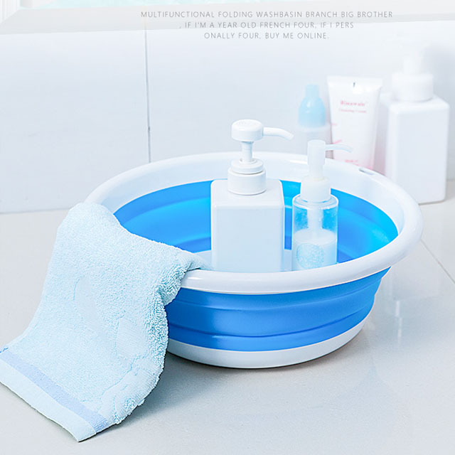 日本可折叠盆洗脸盆