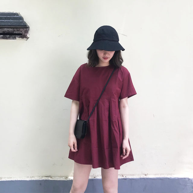 MRLIUS短款娃娃连衣裙