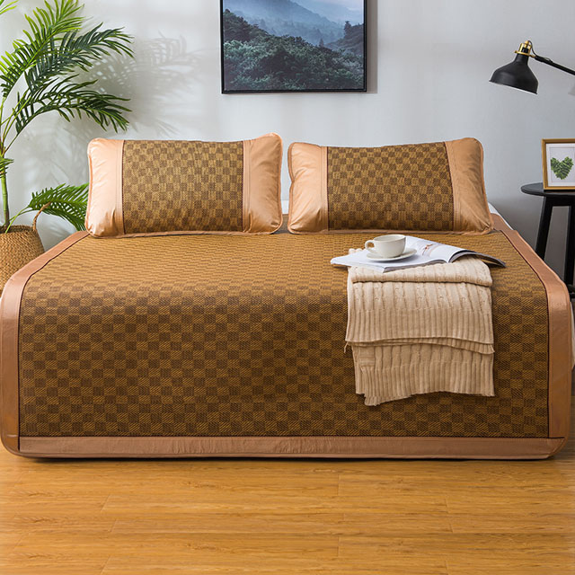 南极人藤席三件套凉席1.5米1.8m床