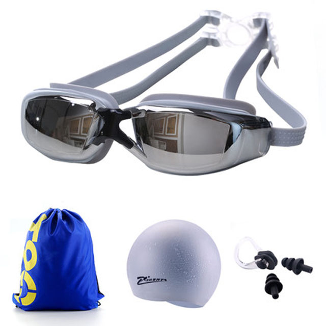 防水防雾带度数游泳镜