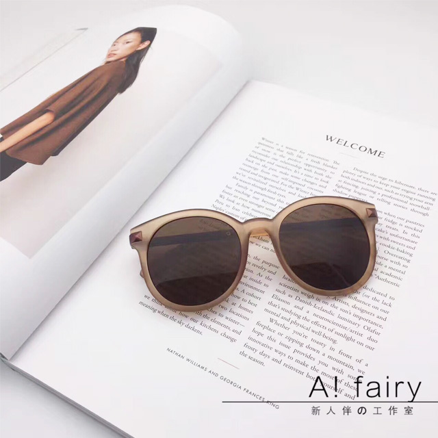 范智乔同款复古太阳镜