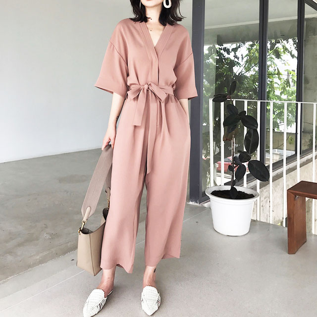 MLS韩版收腰显瘦连体裤