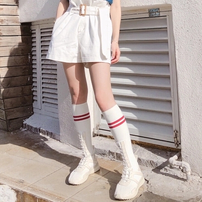 ins超火高帮长筒袜子鞋