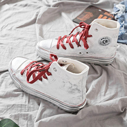 高帮嘻哈帆布鞋