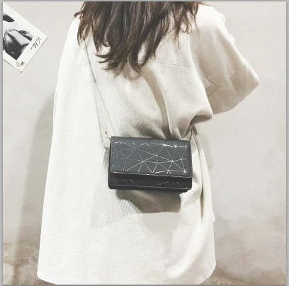 韩版百搭chic单肩斜挎小包