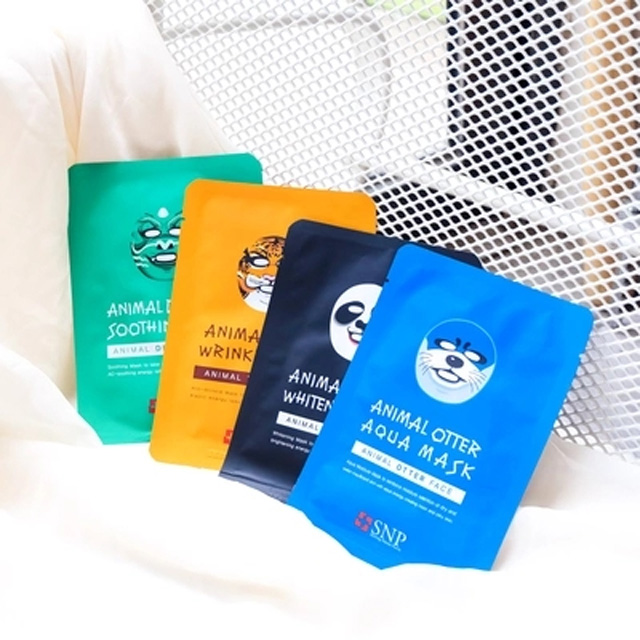 10片snp燕窝补水动物面膜