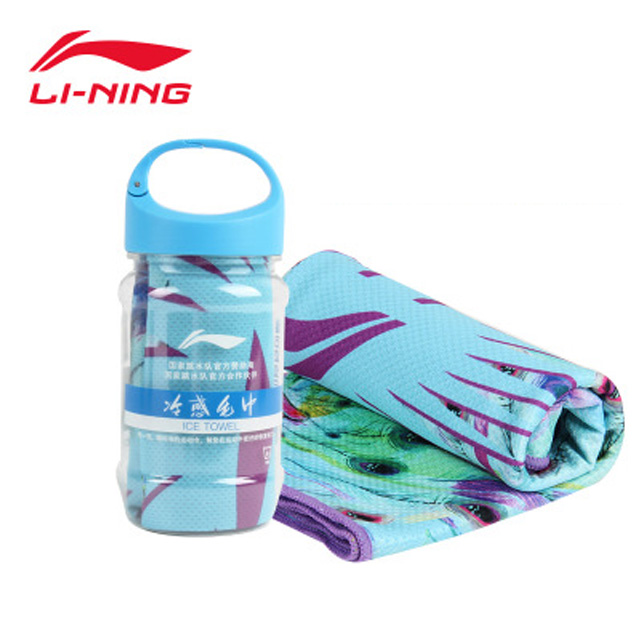 李宁运动毛巾速干降温冰感汗巾