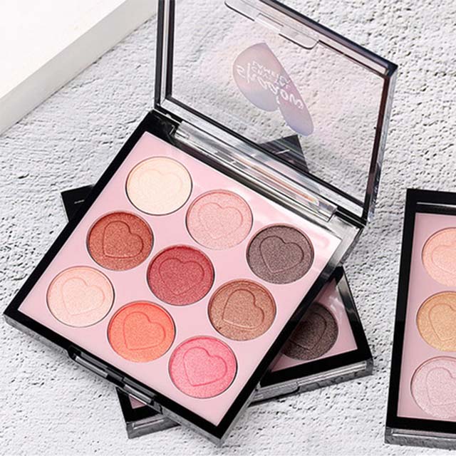 人鱼姬爱心9色眼影