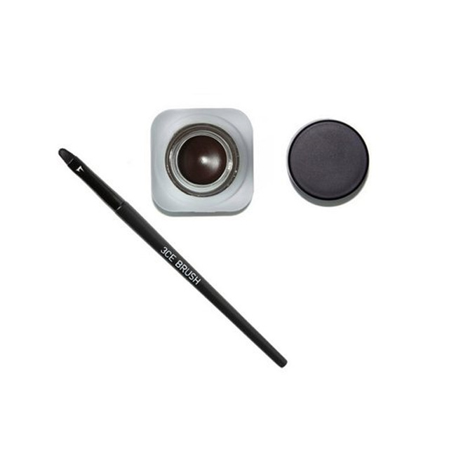 韩国3CE眼线膏7色 配刷子