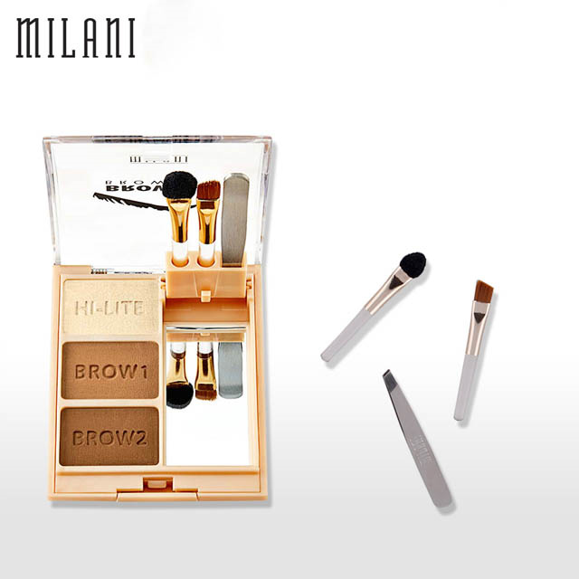 美国Milani三色立体眉粉