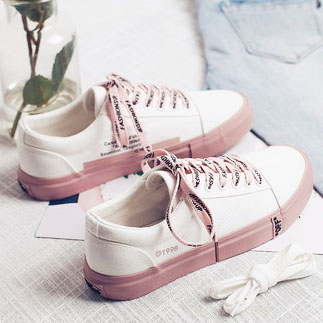 韩版百搭休闲学生帆布鞋