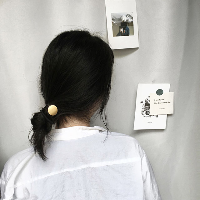 个性做旧金属面发绳