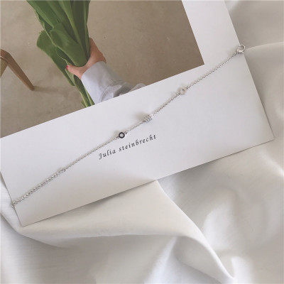 洋气微镶锆石小滚珠手链