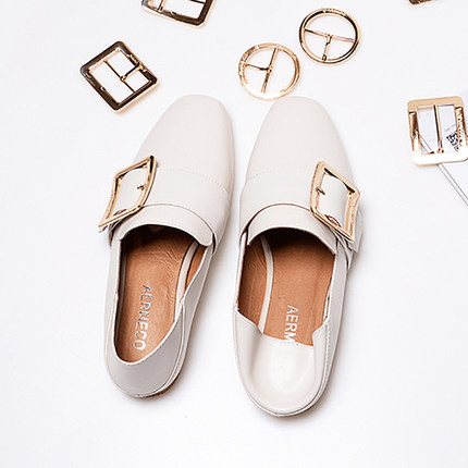 韩版百搭平底单鞋