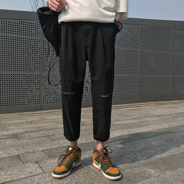 韩版潮流薄款休闲裤