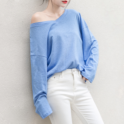 简约宽松百搭长袖打底衫