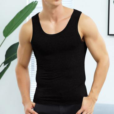 男士莫代尔修身型运动背心