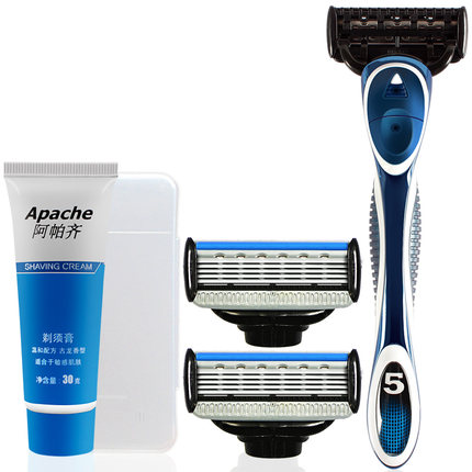 阿帕齐美国进口手动剃须刀