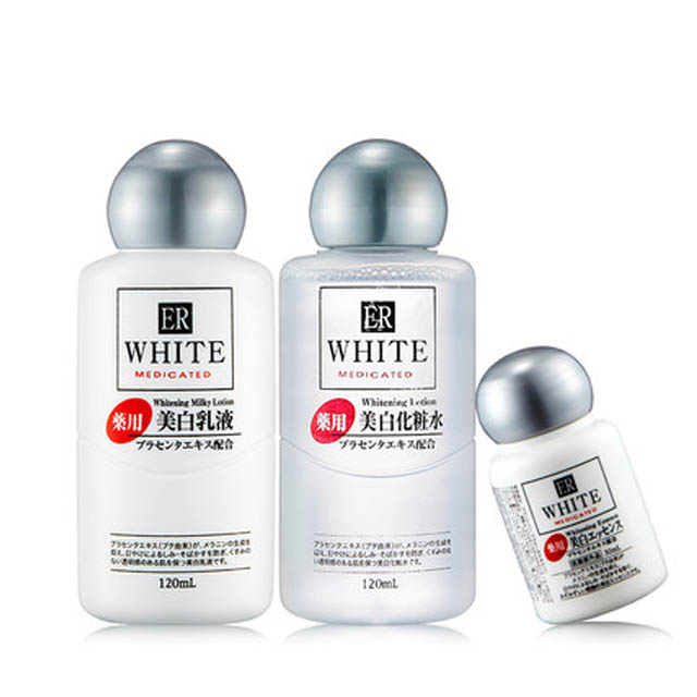 日本大创美白精华液水乳套装