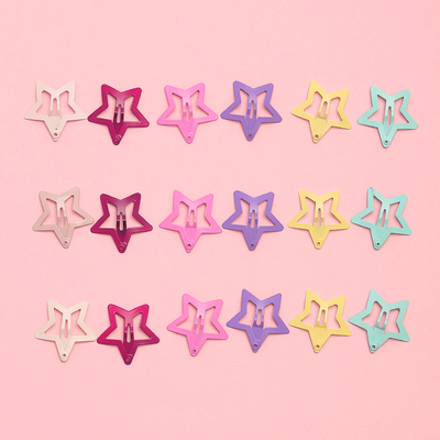 24个装糖果色儿童发夹