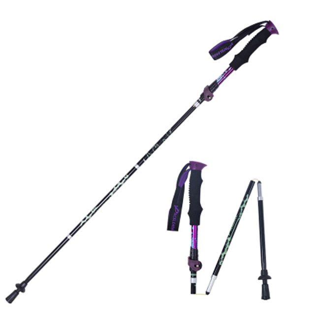 登山杖棍折叠PK碳素超轻伸缩