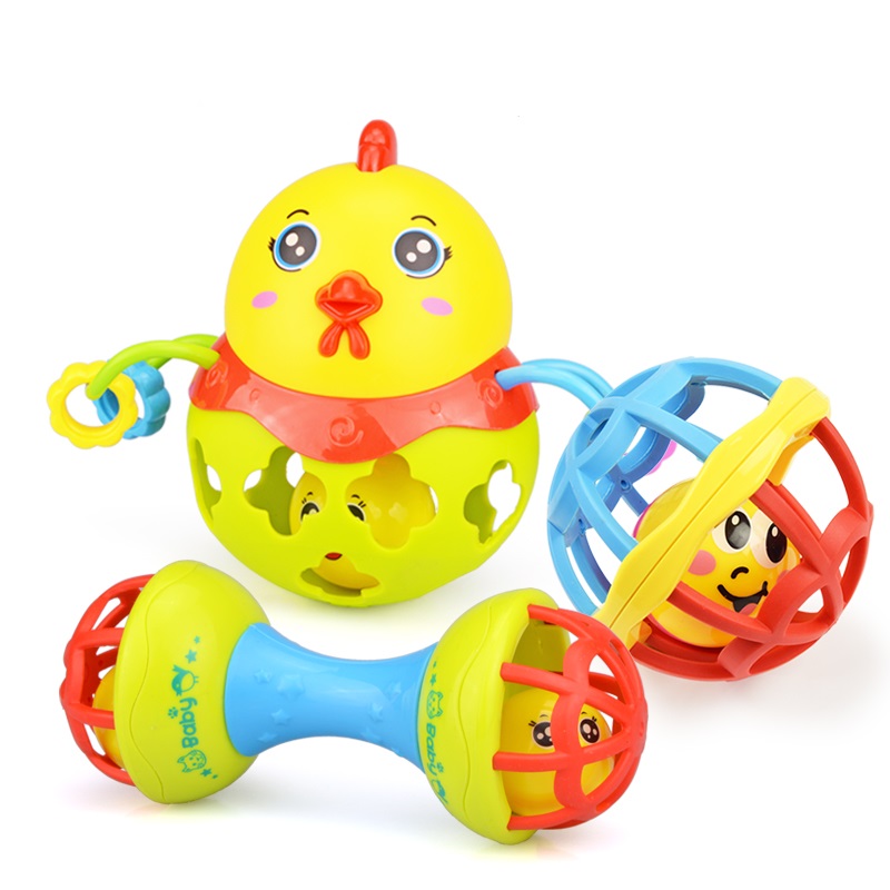 婴儿玩具手摇铃摇摇鼓