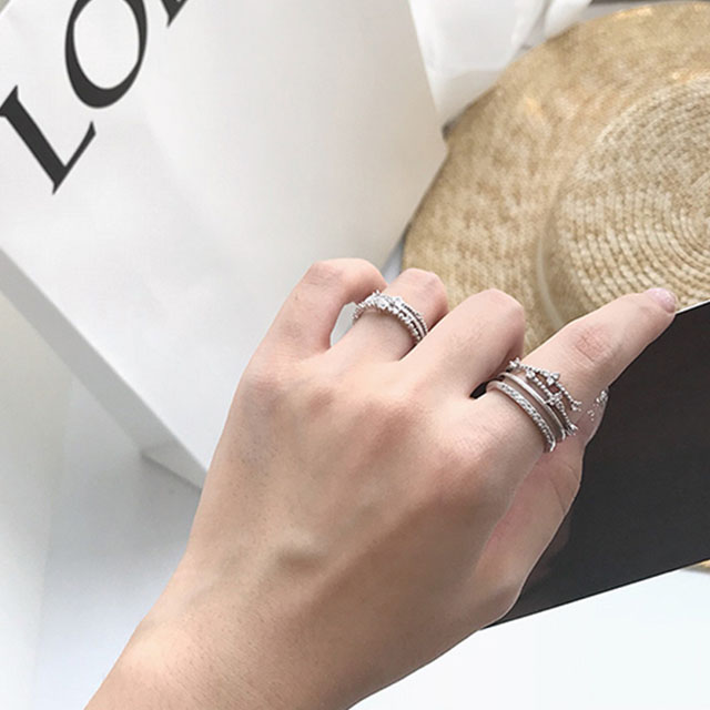 开口可调节戒指