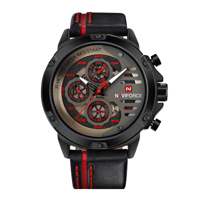 男士六针多功能防水手表