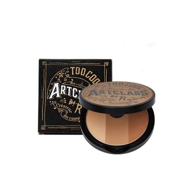 韩国涂酷三色修容粉饼