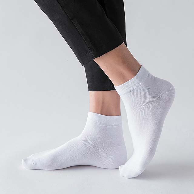 10双装薄款低帮男士棉袜