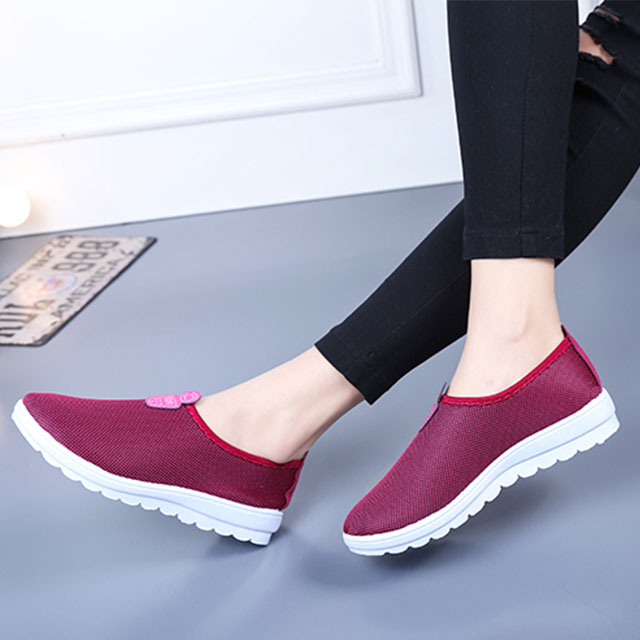 平底透气单鞋休闲鞋