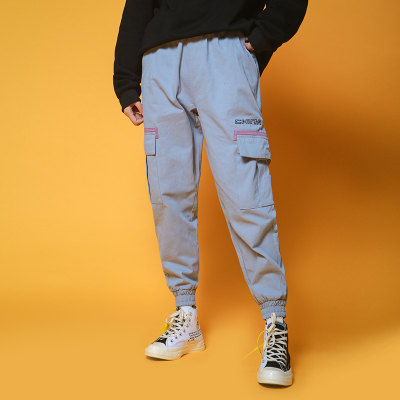 口袋休闲工装裤
