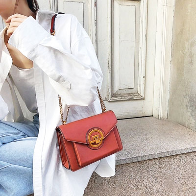 小瑞靓锁休闲百搭链条包