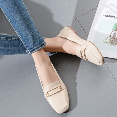 百搭chic英伦风豆豆鞋