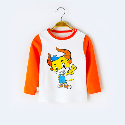 男童长袖T恤纯棉