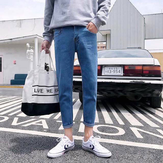 秋季男士新款牛仔裤