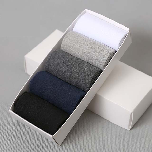 5双装男士纯棉短袜