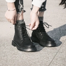 英伦风学生chic马丁靴