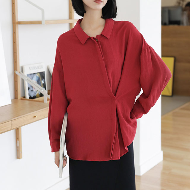 chic早秋慵懒风衬衫