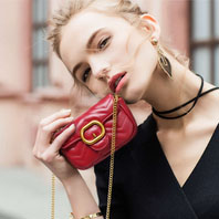 韩版百搭迷你链条小方包